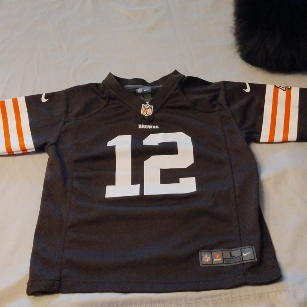 NFL Nike On Field Cleveland Browns jersey boys size L(7)